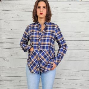 NEW ~ RELISHED Soft Flannel plaid Top